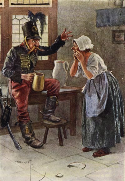 Brutte notizie dal campo di Waterloo da Charles Crombie